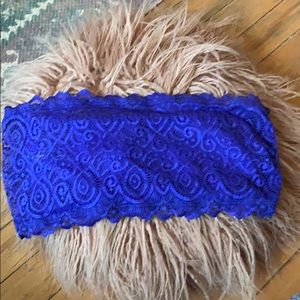 Blue Free People Bralette